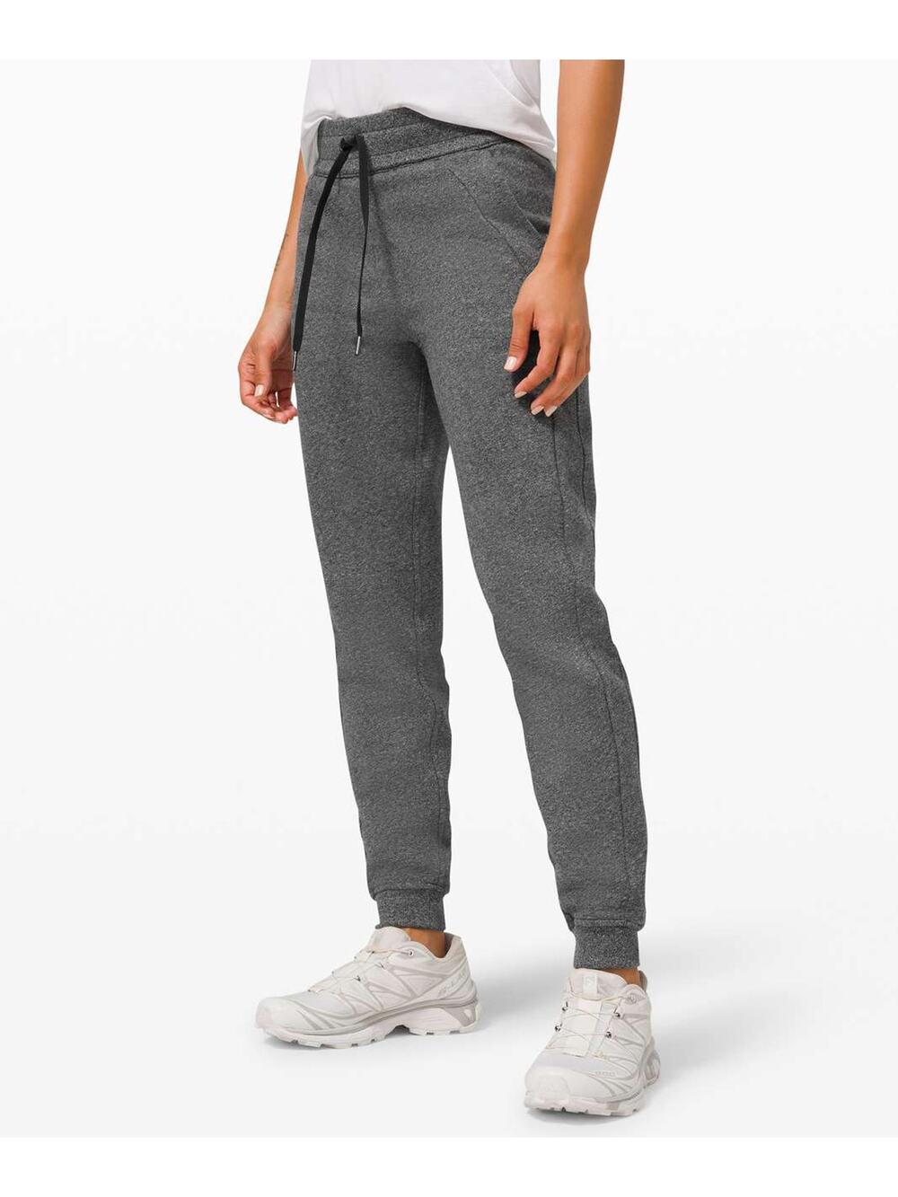 Lululemon Womens Size 8 Heathered Speckled Gray Scuba Joggers